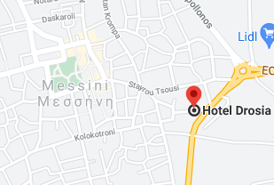 Χάρτης Ξενοδοχείο Δροσιά